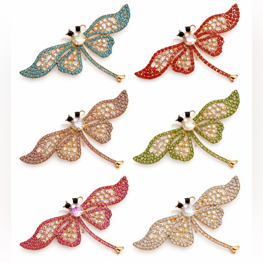 Elegant Dragonfly Brooch